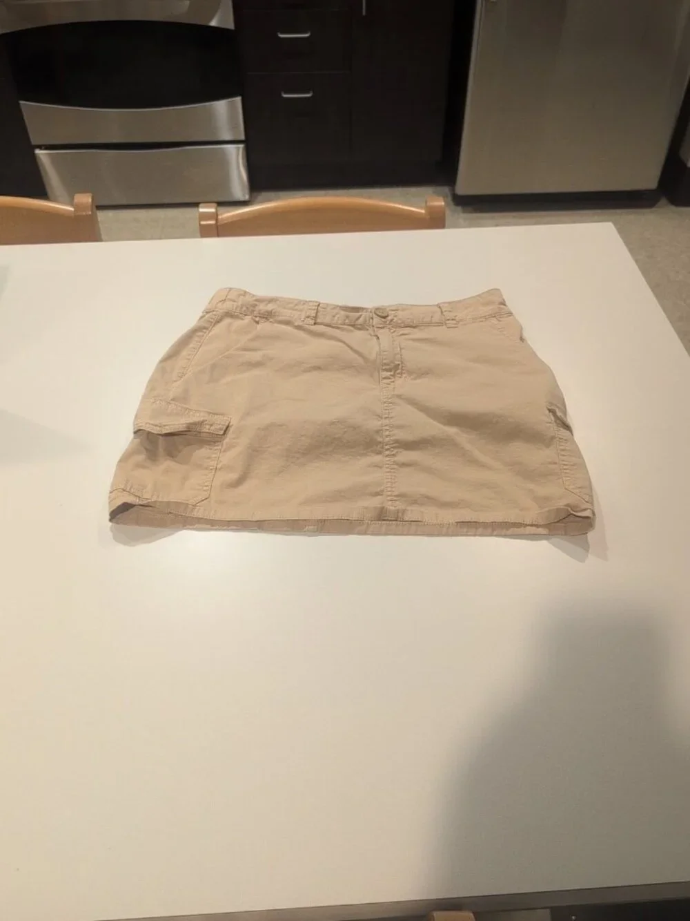 Social Standard by Sanctuary Skirt Women's M Beige Short Cargo Solid‎